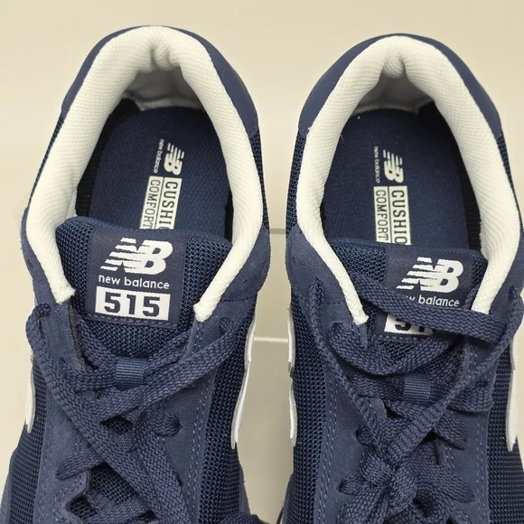 NEW BALANCE 515 Classic Sneakers Men's Size 8.5 Navy White ML515NVY New